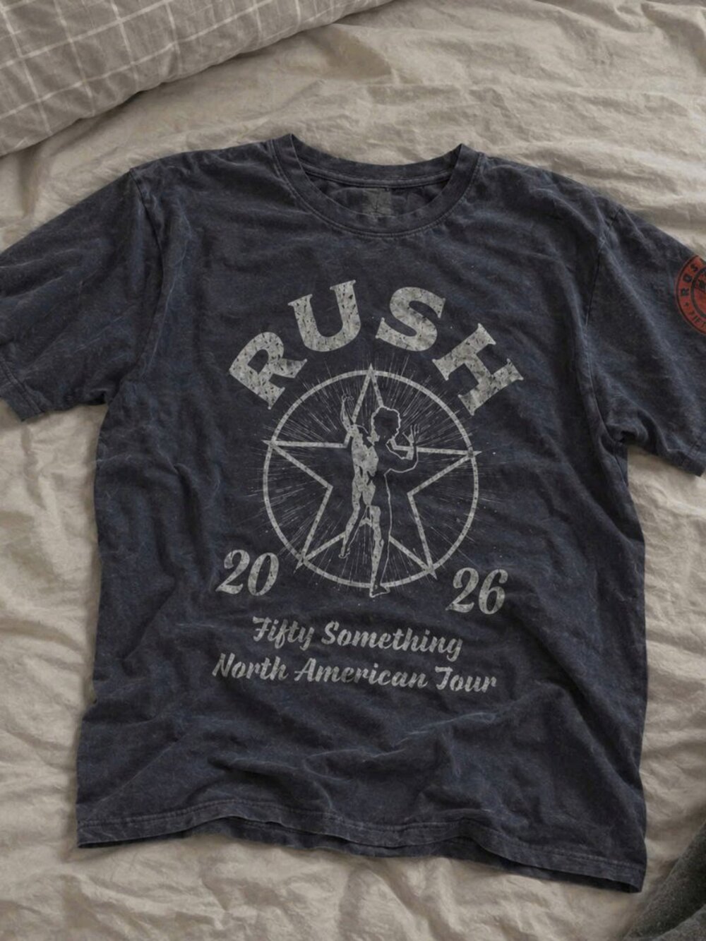 Rush Fifty Something North American tour 2026 Band Merch Tee